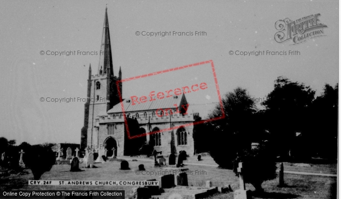 Photo of Congresbury, St Andrew's Church c.1960