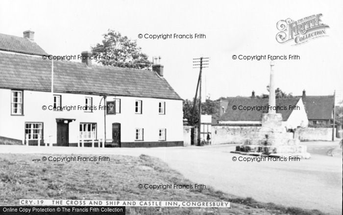 Photo of Congresbury, The Ship And Castle Inn And The Cross c.1960