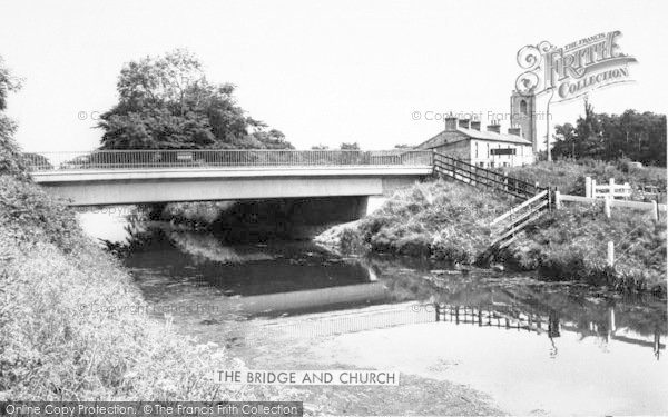 Photo of Coningsby, The River And Church c.1960