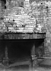 Castle, A Fireplace 1950, Conisbrough