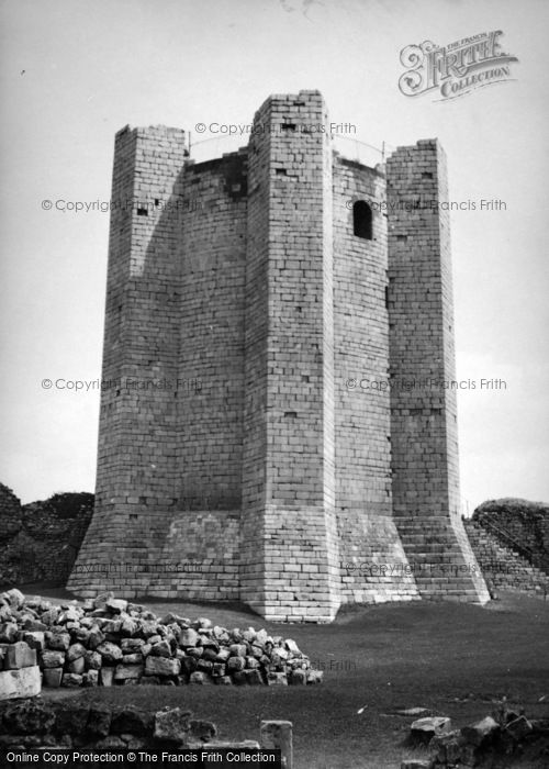 Photo of Conisbrough, Castle, The Keep 1956