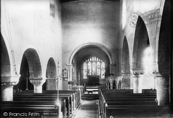 Church Interior 1895, Conisbrough