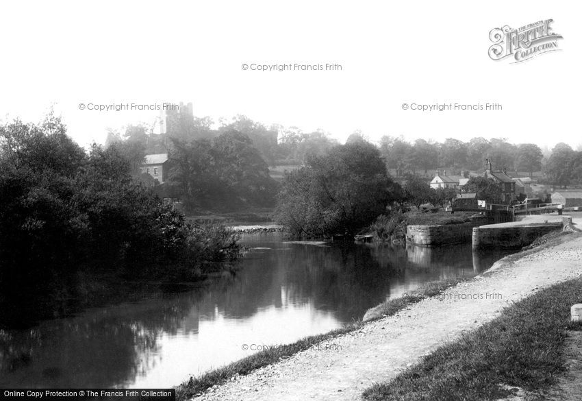 Conisbrough, the Castle from the River 1895