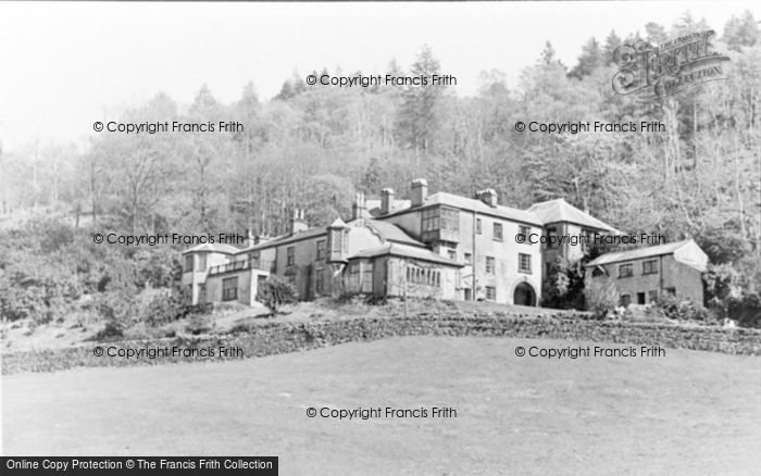Photo of Coniston, 'brantwood', John Ruskin's Home c.1955