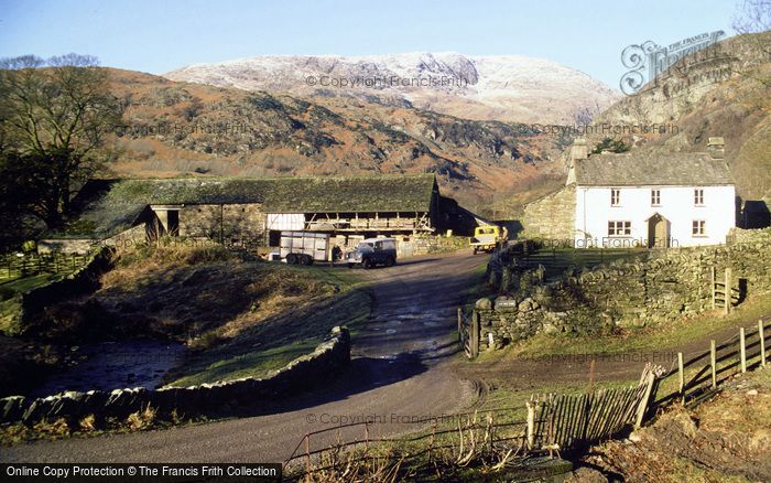 Photo of Coniston, Farm In High Yewdale And Tilberthwaite Fells c.1975