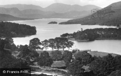 Lake From Beacon Crags c.1920, Coniston