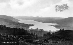 Lake From High Cross c.1910, Coniston