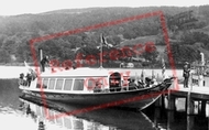 Lake, Gondola At The Pier 1912, Coniston
