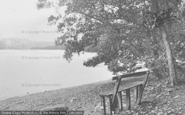 Photo of Coniston, Lake, Ruskin's Seat 1929