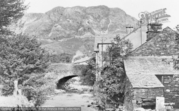 Photo of Coniston, The Bridge c.1955