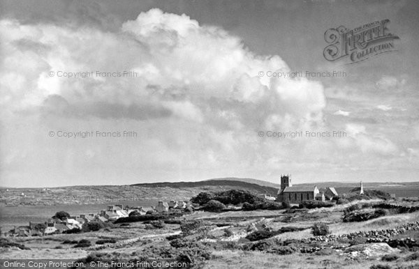 Photo of Connemara, Roundstone From Urrisbeg c.1955