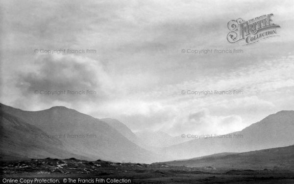 Photo of Connemara, The Twelve Pins, Benbaun c.1955