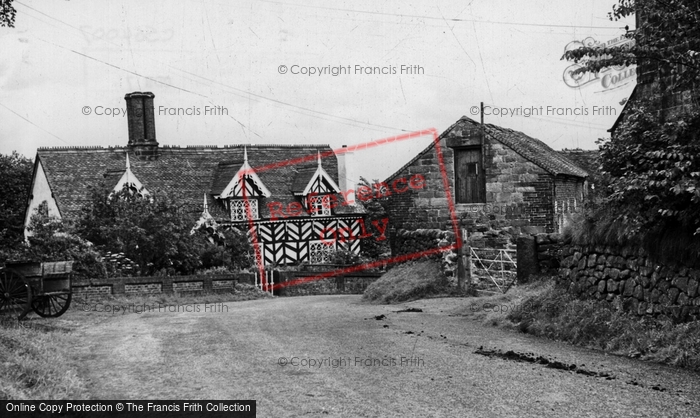 Photo of Consall, The Village c.1955