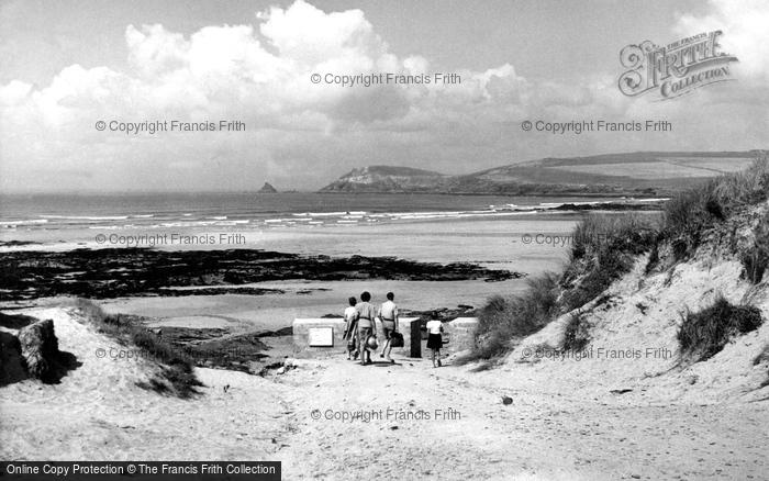 Photo of Constantine Bay, c.1955