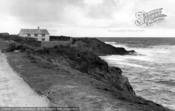 Photo of Constantine Bay, South Cliff c.1955