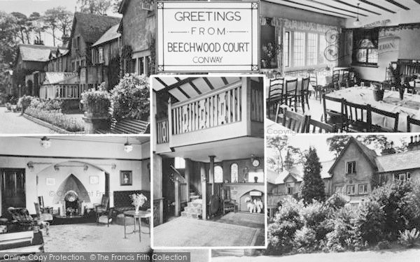 Photo of Conwy, Beechwood Court Composite c.1955