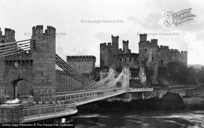 Photo of Conwy, Castle And Bridge c.1920