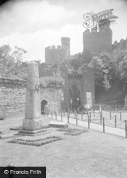 Castle And Bridge Entrance c.1950, Conwy