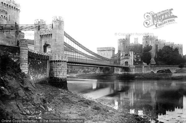 Photo of Conwy, Castle And Bridges 1891