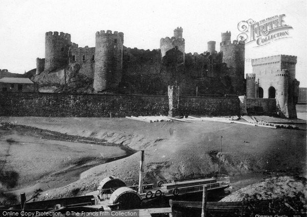 Photo of Conwy, Castle c.1870