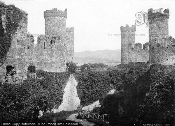 Photo of Conwy, Castle c.1870