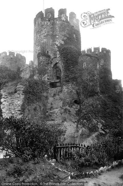 Photo of Conwy, Castle, Drawbridge 1913