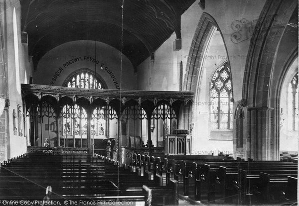 Photo of Conwy, Church Interior c.1876