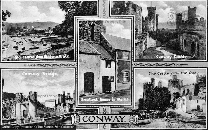 Photo of Conwy, Composite c.1935
