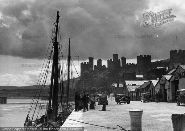 Photo of Conwy, Evening On The Quay c.1955