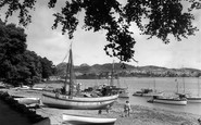 Conwy, Marine Walk, the Harbour c1955