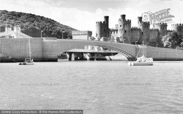 Photo of Conwy, Pont Conway And Castle c.1960