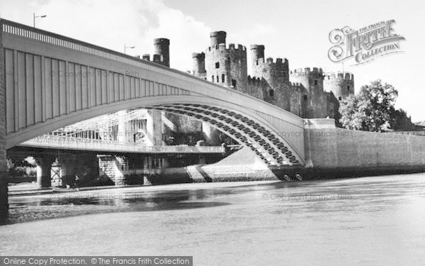Photo of Conwy, Pont Conway And Castle c.1960