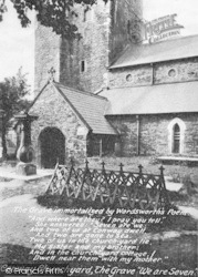 St Mary's Church And The Grave That Inspired Wordsworth's Poem 1913, Conwy