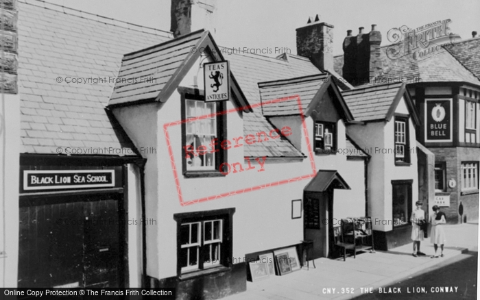 Photo of Conwy, The Black Lion c.1960