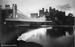 The Bridge Illuminations c.1936, Conwy