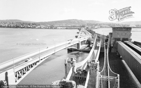Photo of Conwy, The Bridges c.1965