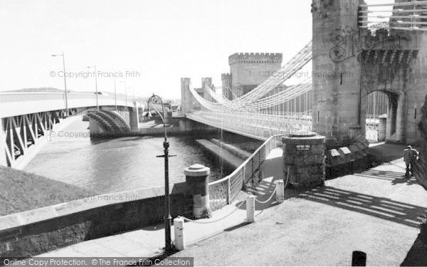 Photo of Conwy, The Bridges c.1965