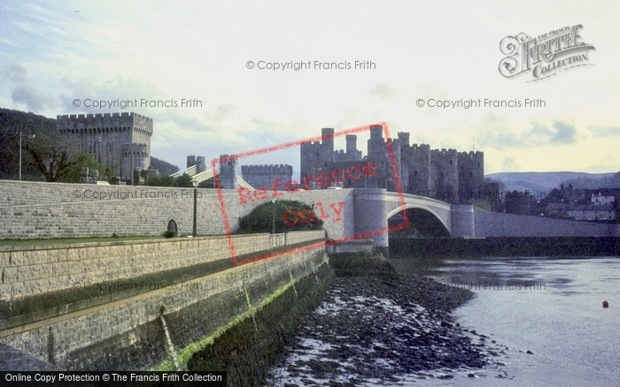 Photo of Conwy, The Castle And Bridge c.1985