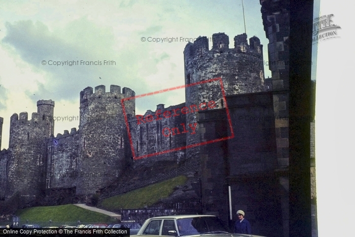 Photo of Conwy, The Castle From Castle Square c.1985