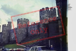 The Castle From Castle Square c.1985, Conwy