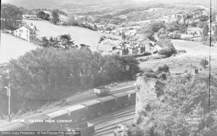 Photo of Conwy, View Towards Talyfan c.1955