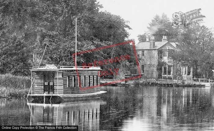 Photo of Cookham, Boat On The River Thames c.1881