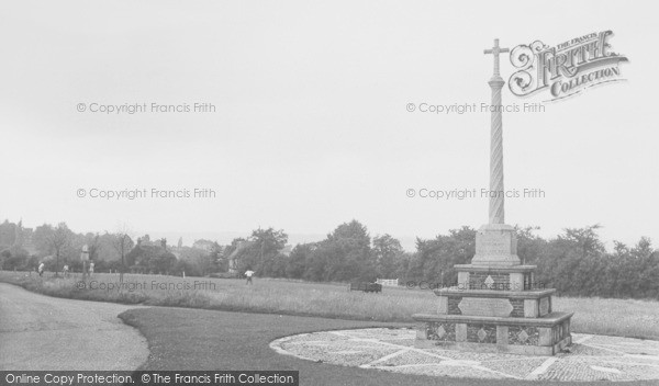Photo of Cookham Dean, War Memorial And Cricket Pitch c.1950