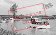 River Boats And Swans c.1955, Cookham