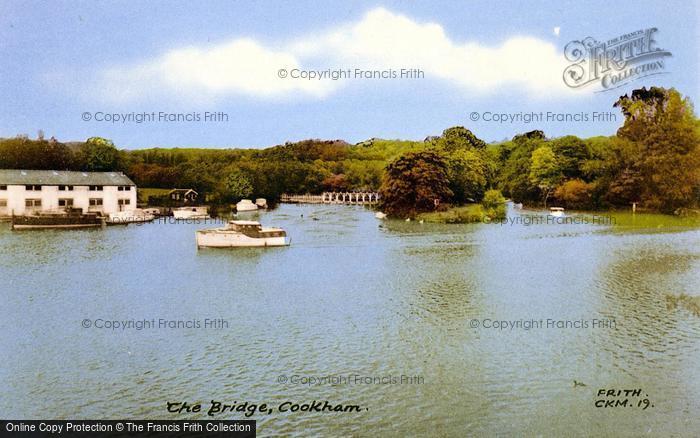 Photo of Cookham, The Bridge c.1955