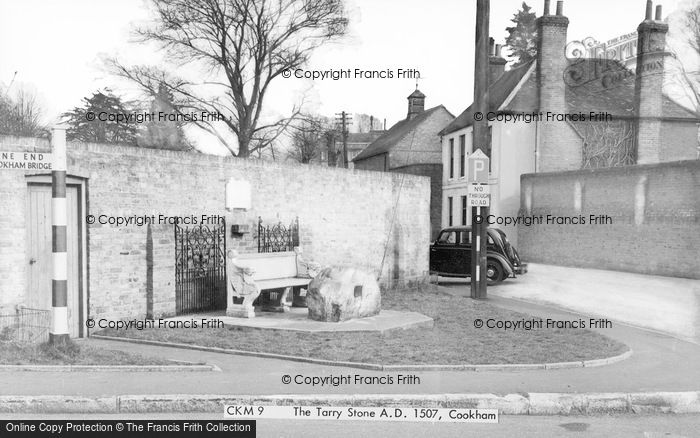 Photo of Cookham, The Tarry Stone Ad 1507 c.1955