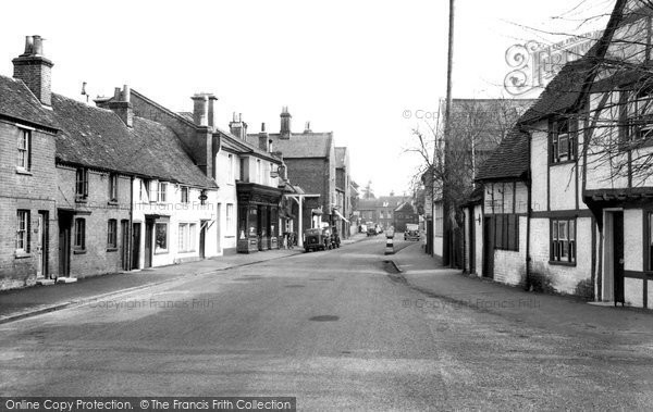 Photo of Cookham, The Village From The Green c.1955