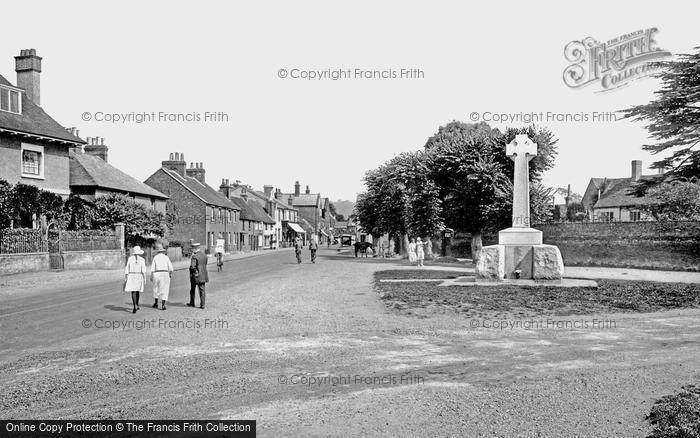 Photo of Cookham, The War Memorial And Village Street 1925