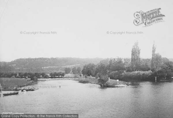 Photo of Cookham, View From The Bridge 1890