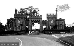 Lea Castle Gates c.1955, Cookley